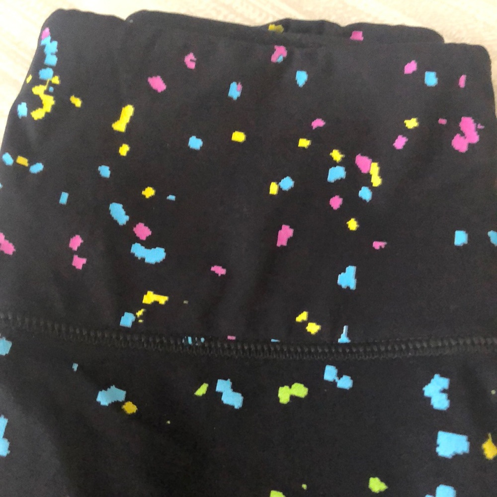 Black Line by Noli Black w Color Confetti Leggings - Picture 3 of 7